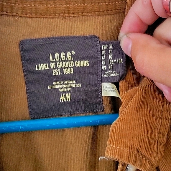 Mens H&M L.O.O.G. size XL light brown - Picture 2 of 12